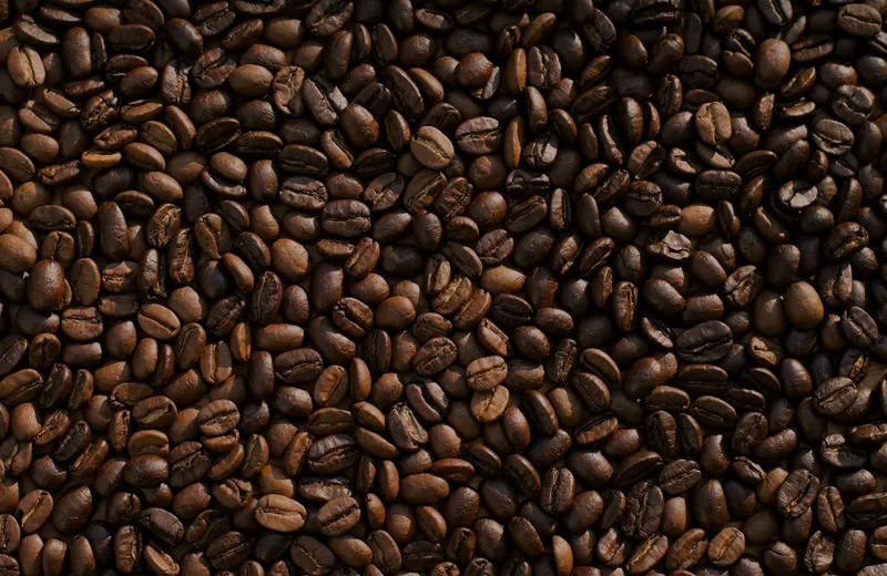 Roasted coffee beans